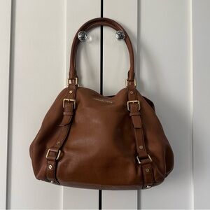 Michael Kors Brown Leather Shoulder Bag
